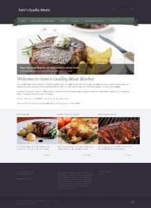 Butcher Shop Web Design